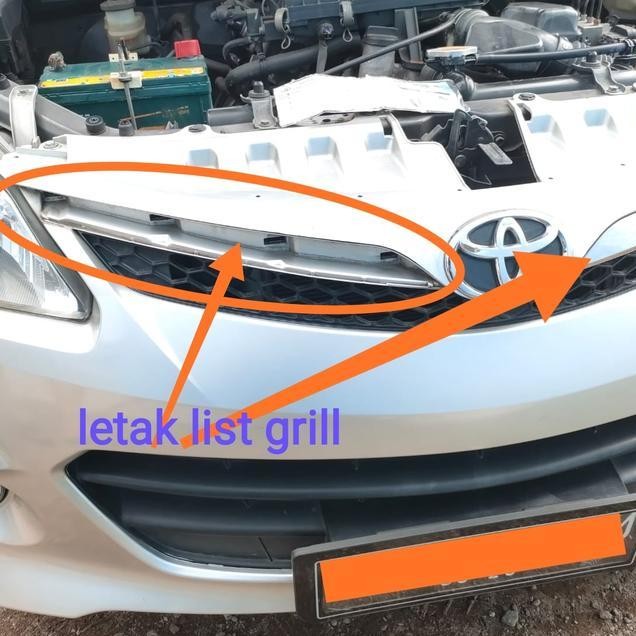 HALITAUTRENDS LIST GRILL LIS GRIL AVANZA XENIA VELOZ 2012 2013 2014 2015 ORIGINAL