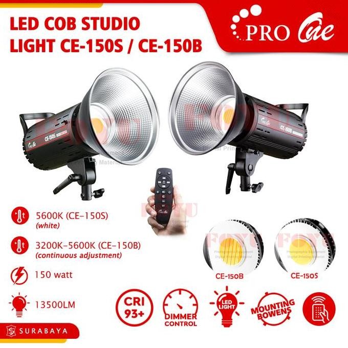 Promo Paket Led Cob Studio Lighting Pro 4 Lampu Lp4A Foto 60 150 W Pro One
