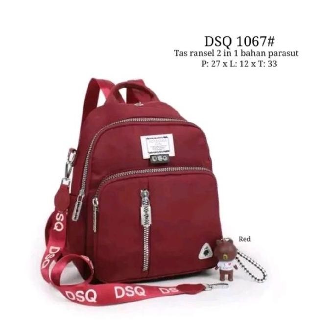 Tas Ransel Wanita Dsq Parasut Import Korean Original Terbaru Original