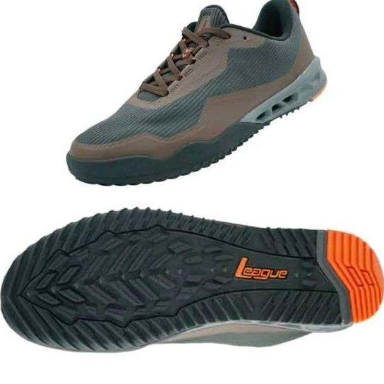 Sepatu League Coklat Outdoor Shoes Magma Sneakers Pria Original Cowo