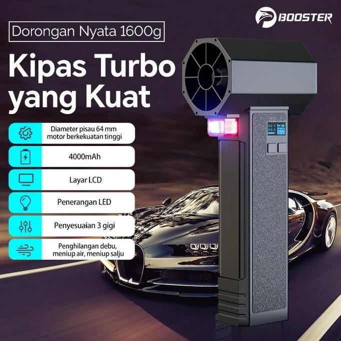 Kipas Jet Booster Violent Motor Brushless 64mm Turbo Fan Blower Kecepatan Tinggi 56m/s Daya Dorong 1