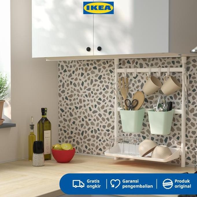 Ikea Sunnersta Rak Pengering Piring Serbaguna Putih