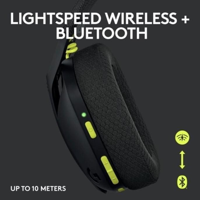 Logitech G435 Wireless + Bluetooth Gaming Headset Lightweight G 435