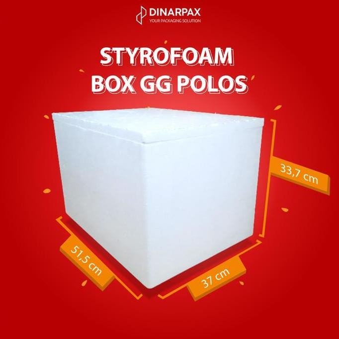 Styrofoam Box Gg Polos / Box Gg Polos / Styrofoam Dinarbox / Box Gojex