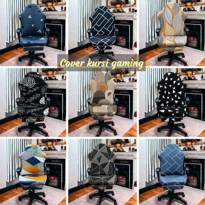 Sarung Kursi Kantor Gaming/Cover Penutup Kursi Gaming Elastis