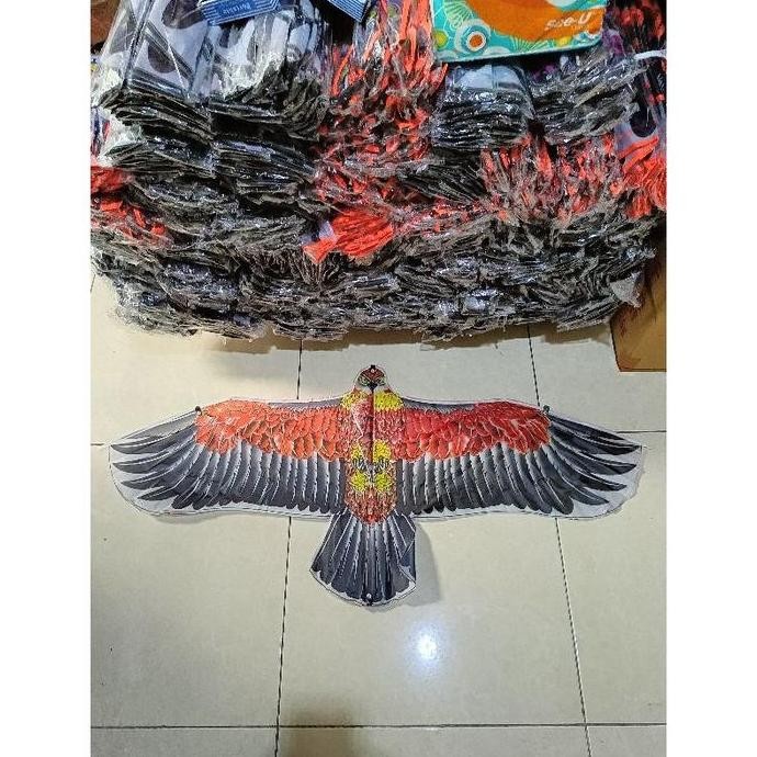(Good) Layangan Elang Kain Parasut PANJANG 1.2 METER / Layangan Seot / Layang Layang Pantai Waterpro
