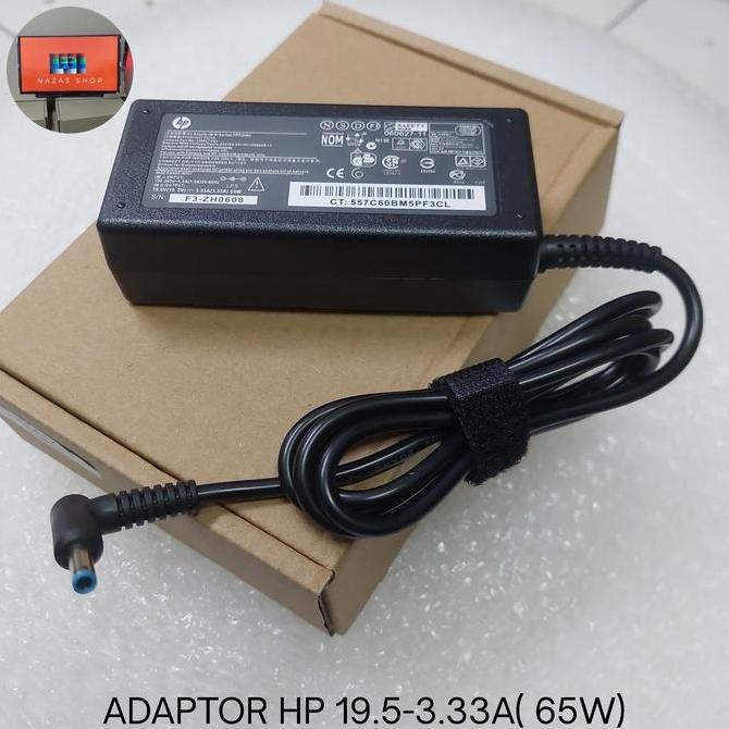 Adaptor Charger Hp Probook 630 G8 635 Aero G7 G8 19.5V-3.33A 65W Blue Pin