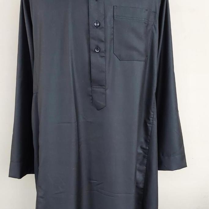 (Good) Jubah Al Aseel Premium Gamis Alaseel Impor Hitam