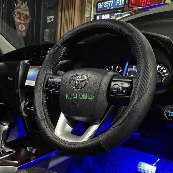 Sarung stir mobil fortuner - fortuner VRZ / cover stir pajero sport