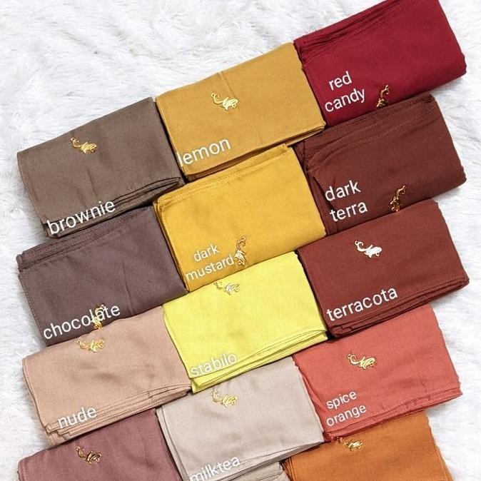 (Good) MYLADY - Hijab segiempat voal polos original mylady hijab Kerudung  Basic Segi Empat Square