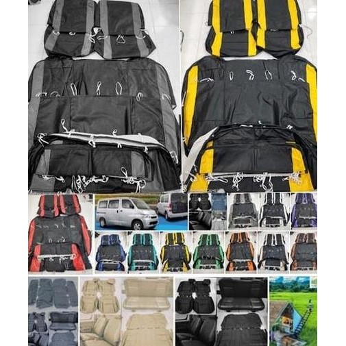 Sarung jok GRANMAX minibus/Kulit jok mobil DAIHATSU GRAND MAX minibus