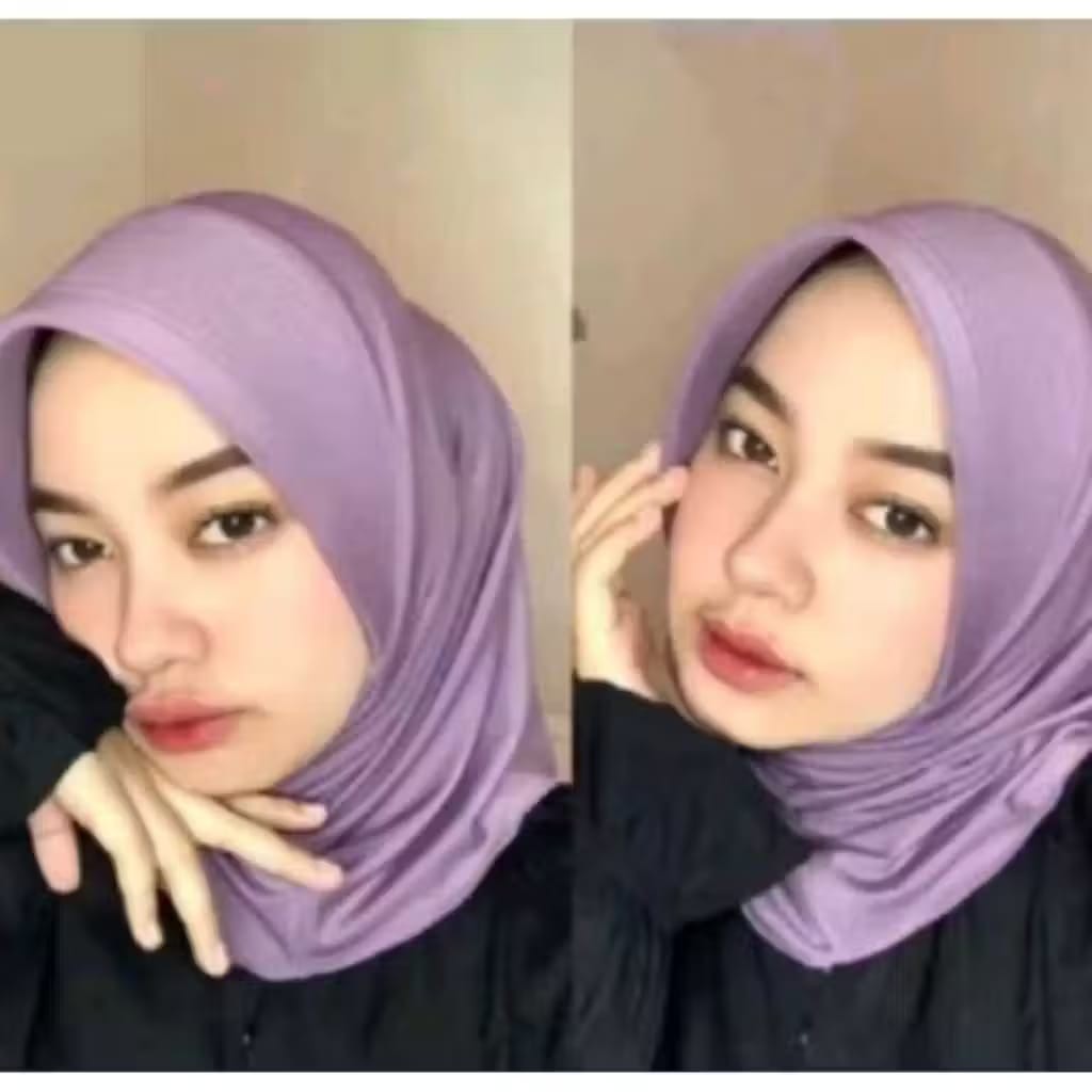 Hijab Bergo [ PET TEBAL ] Size S | Bergo Sport | Hijab Instan Pet Besar | Jilbab Instan Olah Raga