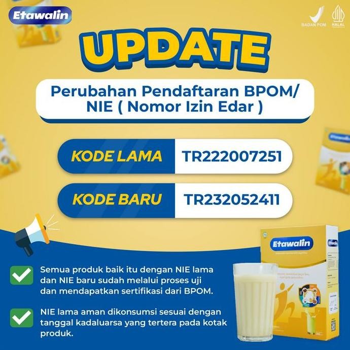 

New Etawalin - Susu Kambing Etawa Herbal Alami Paket 2 Box