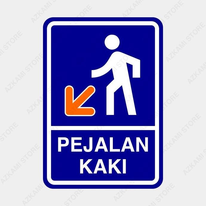 

Rambu Area Khusus Pejalan Kaki Arah Kiri 35Cm X 50Cm Plat Alumunium