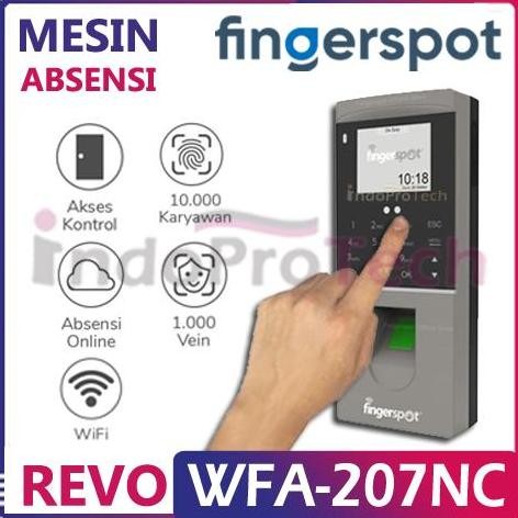 Mesin Absensi Fingerspot Revo Wfa 207Nc Acces Control Door Wfa 207 Nc