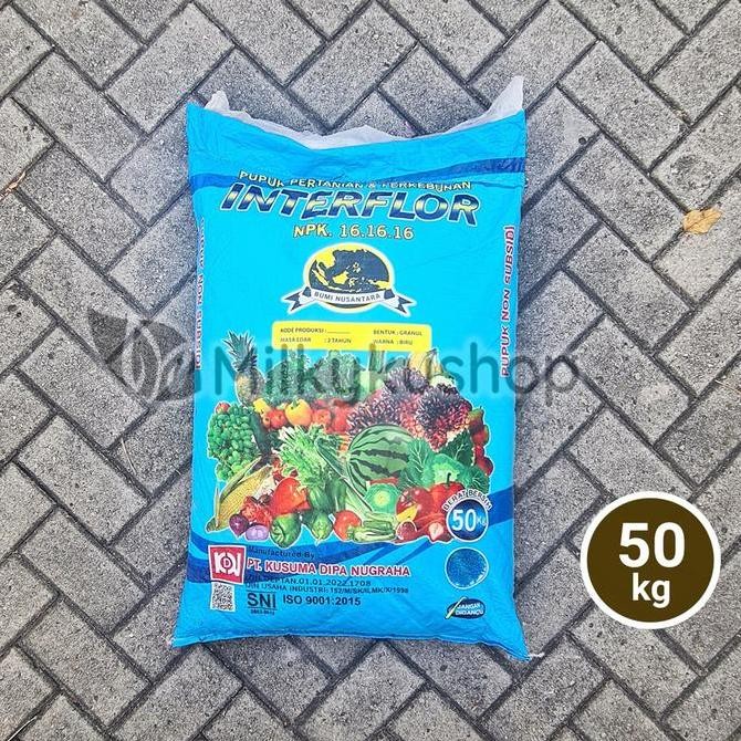 Pupuk Interflor Npk 16 16 16 Berat 50 Kg Kp Via Gosend Grab