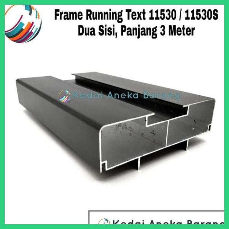 COD FRAME RUNNING TEXT 11530 11530S CASING ALUMINIUM 2 DUA SISI 2SISI 3M GOOD QUALITY