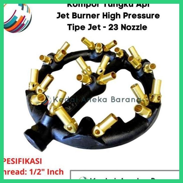 SALE KOMPOR JET 23 BURNER TUNGKU API HIGH PRESSURE TEKANAN TINGGI GAS LPG GOOD QUALITY