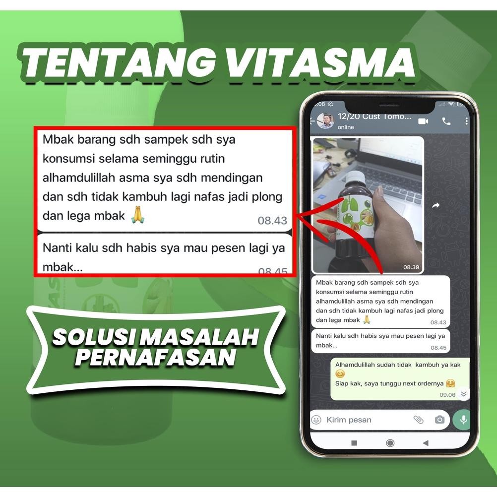 Vitasma Obat Batuk Sakit Tenggorokan Madu Vitasma Bronkhitis Batuk Menahun Sesak Nafas Asma