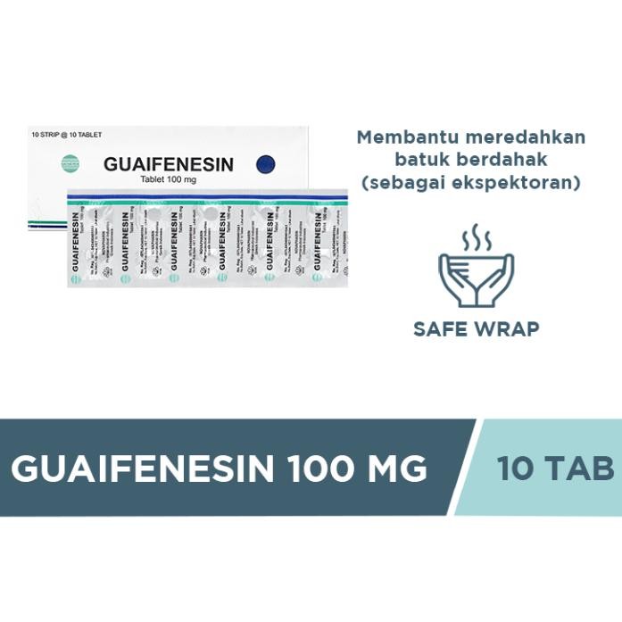 Guaifenesin 100 Mg Obat Batuk Berdahak