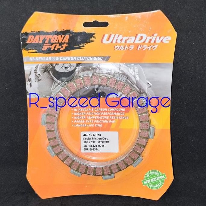 Terbaik Kampas Kopling Daytona Scorpio 225 537 Scorpio Z 225 5Bp 4607 100% Ori