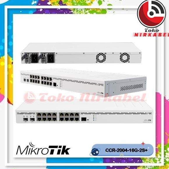 MikroTik CCR2004-16G-2S+ | CCR2004 16G 2S+ | CCR 2004 16G 2S+