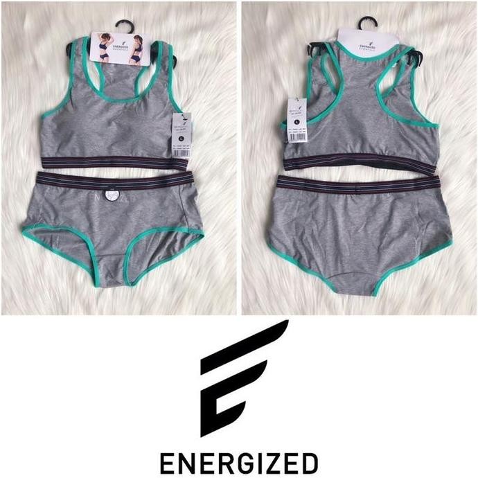 M Pierre cardin sport bra set panty energized original full label sale