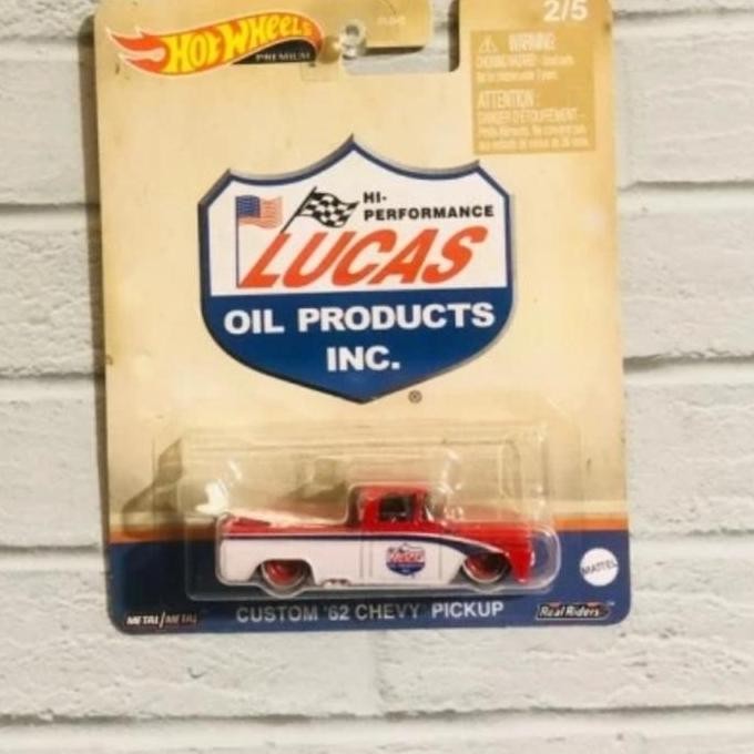Hotwheels Custom 62 Chevy Pickup Premium Ban Karet