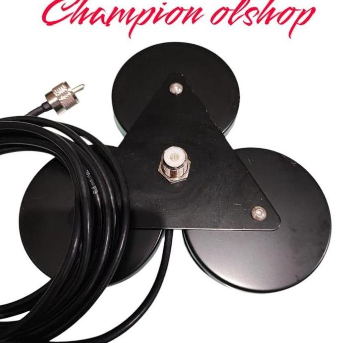 NEW - BREKET MAGNET SEGITIGA MAGNET BESAR UNTUK ANTENA MOBIL