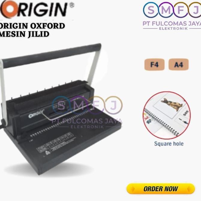 PROMO DISKON - Origin Oxford Mesin Jilid Spiral Plastik Binding A4 3:1 Oxford / Mesin Binding A4 / B