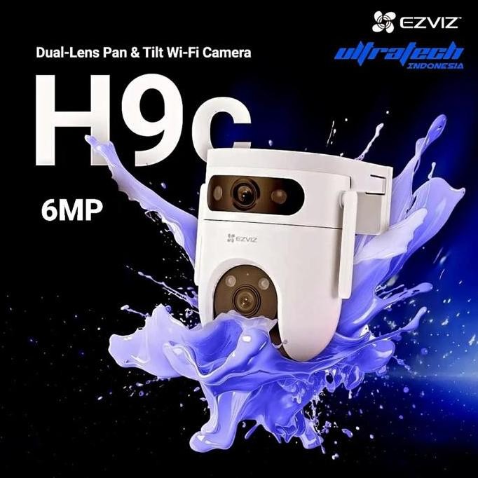 NEW - CCTV IP Camera Ezviz H9C 6MP Smart Pan Tilt