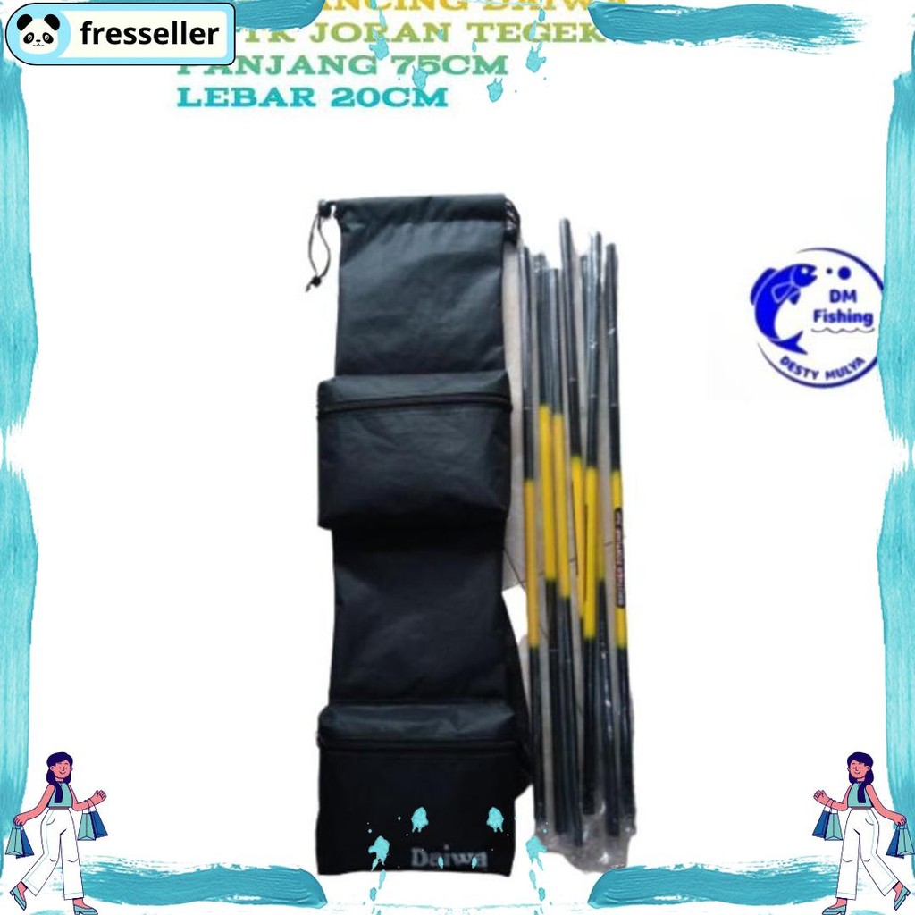 Bcx Tas Pancing JORAN TEGEK Kapasitas Muat 10 Batang