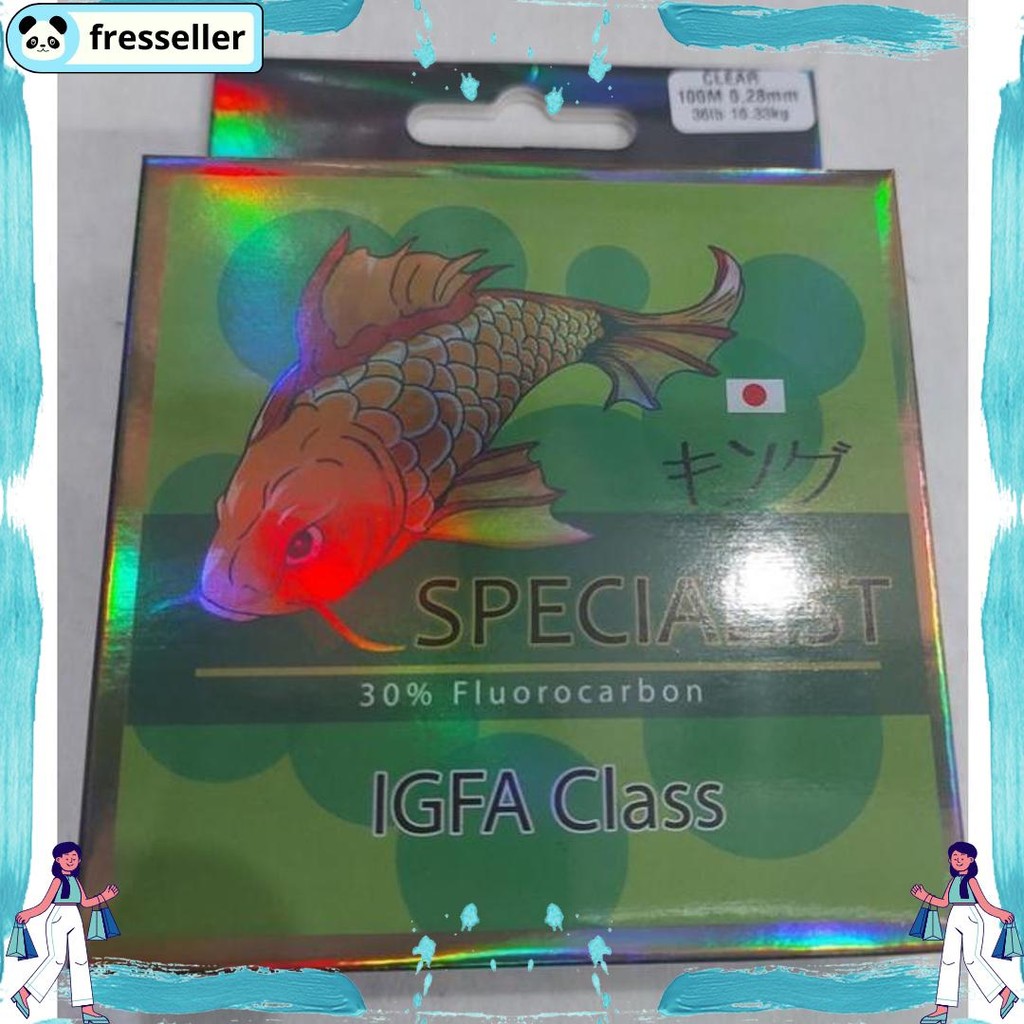 Gratis ongkir Senar Pancing Phenex Specialist Fluoro Karbon 0.14-0.35mm