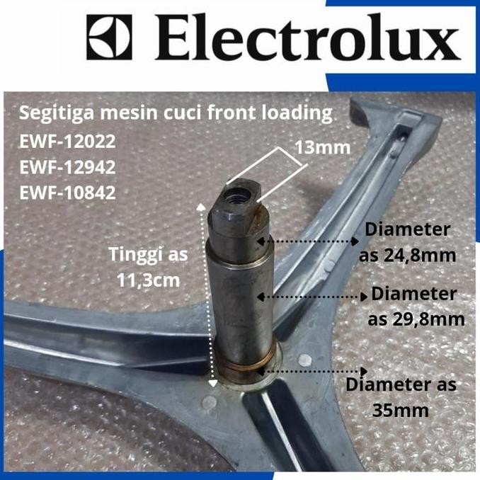 TERLARIS - SEGITIGA MESIN CUCI FL ELECTROLUX EWF1273|EWF14113|EWF14023|EWF12022