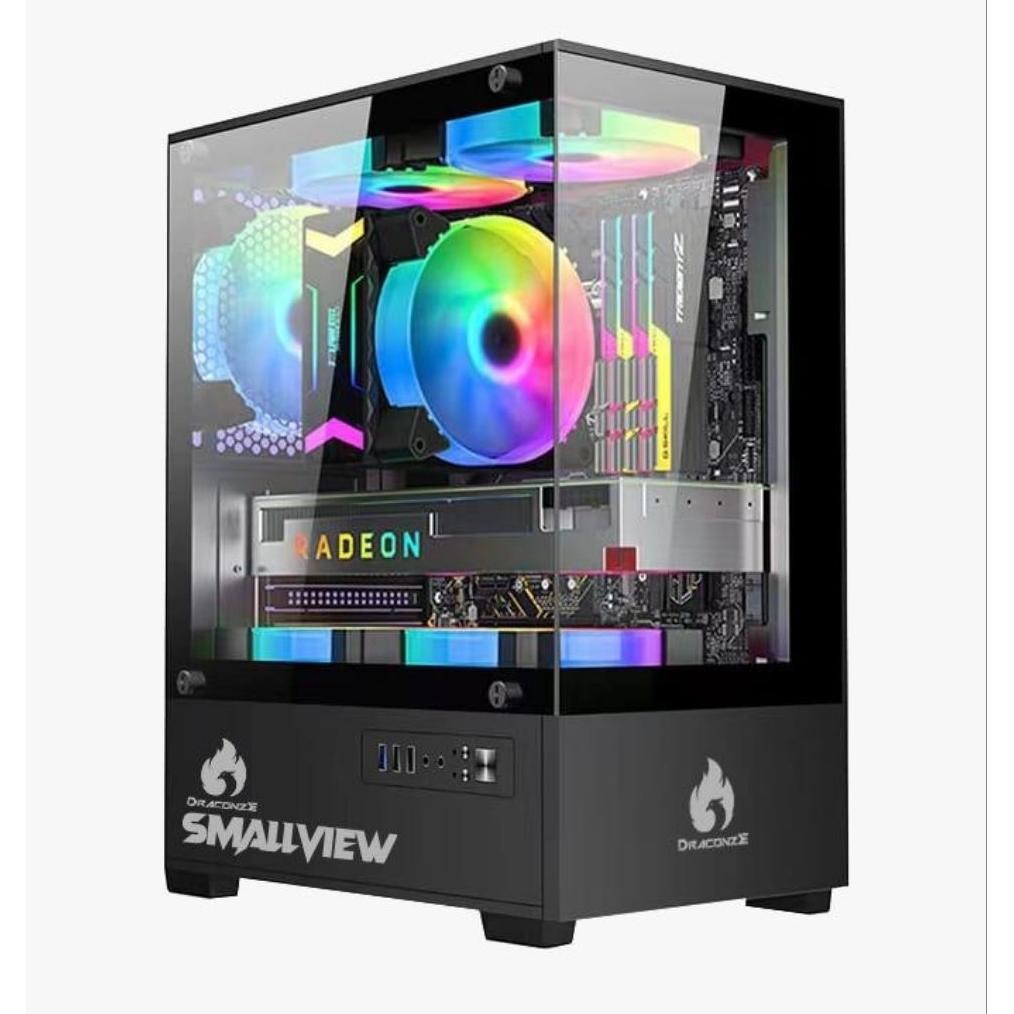 NEW PC GAMING FULLSET RYZEN 7-5700G |RAM 32GB | NVME 512GB |HDD 1TB | MONITOR 27 INCI