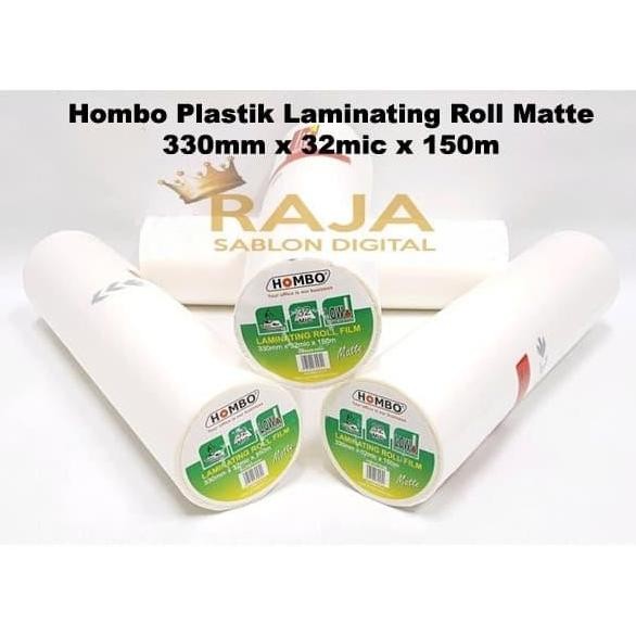 TERLARIS - Plastik Laminasi Doff / Matte | Laminasi Roll Hombo Matte / Doff | Untuk Laminasi undanga