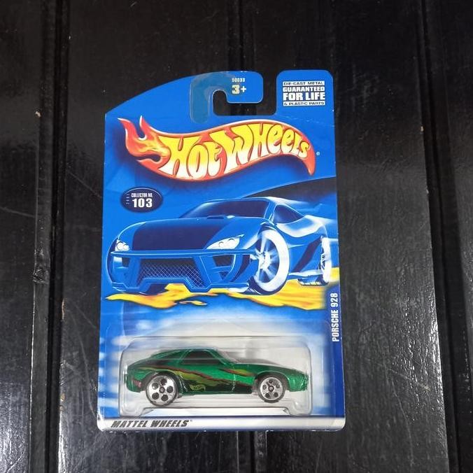 Hotwheels Porsche 928 Base Besi Blue Card Rare