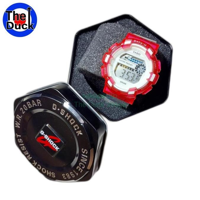 TERLARIS - Jam Tangan Baby G.Shock Merah / Putih