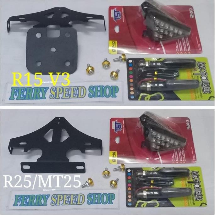 Paketan Sen Led Plus Tail Tidy R15 V3 V2 - New Cbr 150R - Gsx 150 Terbaik