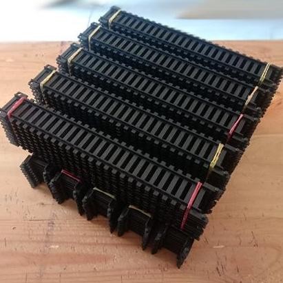 paket murah Rel Kereta Api Railking - rel Lurus isi 10 pcs