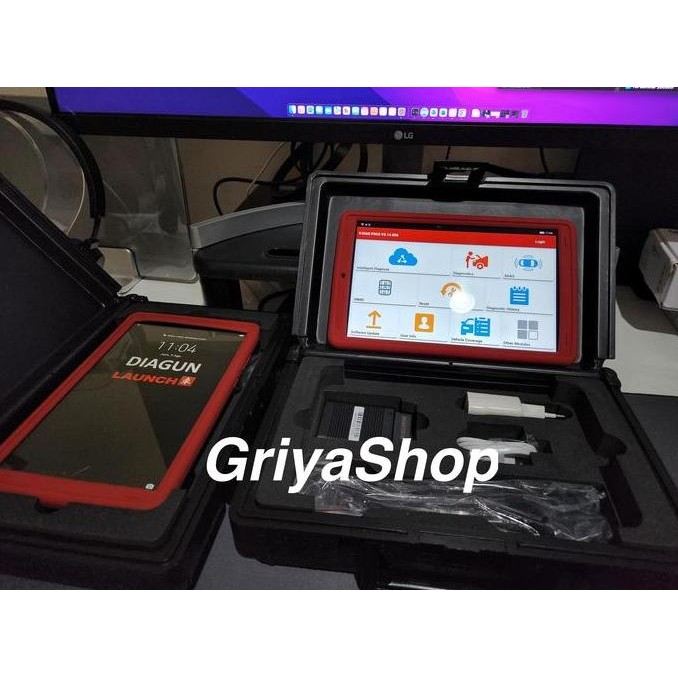 Terbaik Scanner Mobil Launch X431 Diagun Iv Adapter Full Software Dgn Tablet 100% Ori