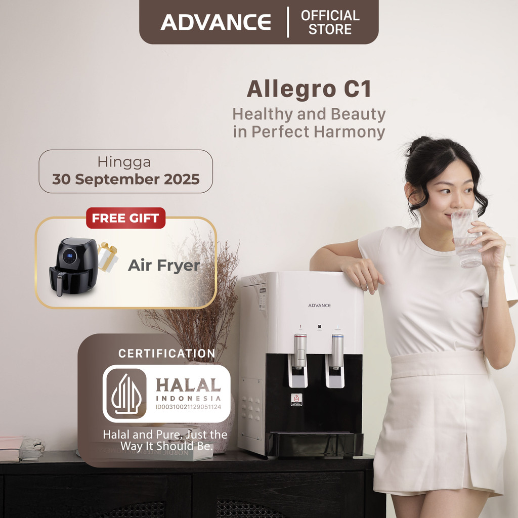 ADVANCE - Reverse Osmosis Allegro C1 Water Purifier - Dispenser Filter Air Minum Penyaring