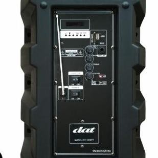 Speaker Trolley Portable DAT DT1210 FT 2Mic / Speaker DAT DT 1210 FT 2