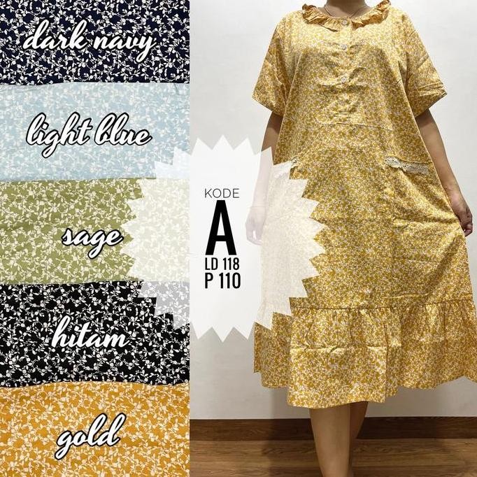 Daster Ori Gold Rempel Tamara Katun Jepang Pretty Girl Bumil Busui