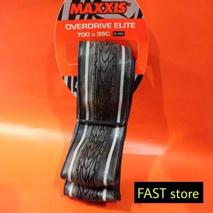 Promo ban luar sepeda maxxis Overdrive Elite 700x35C kevlar hitam COD