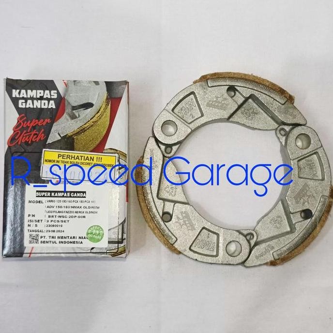 Terbaik Kampas Ganda Brt Ceramic Composite Lexi 125 Aerox Nmax 155 Vva Old & New 2Dp B65 100% Ori