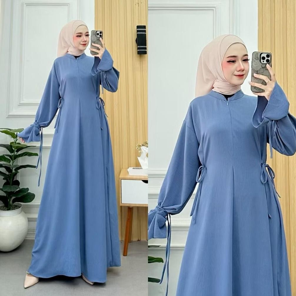 Yasmin Gamis Dress Wanita Stok