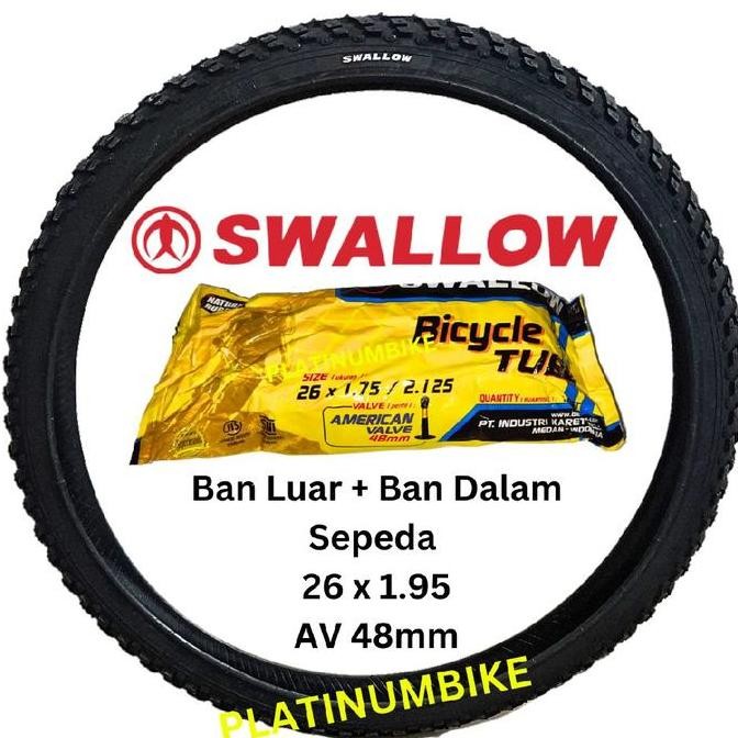 Promo PAKET Ban Luar + Ban Dalam 26 x 1.95 Sepeda MTB Federal COD