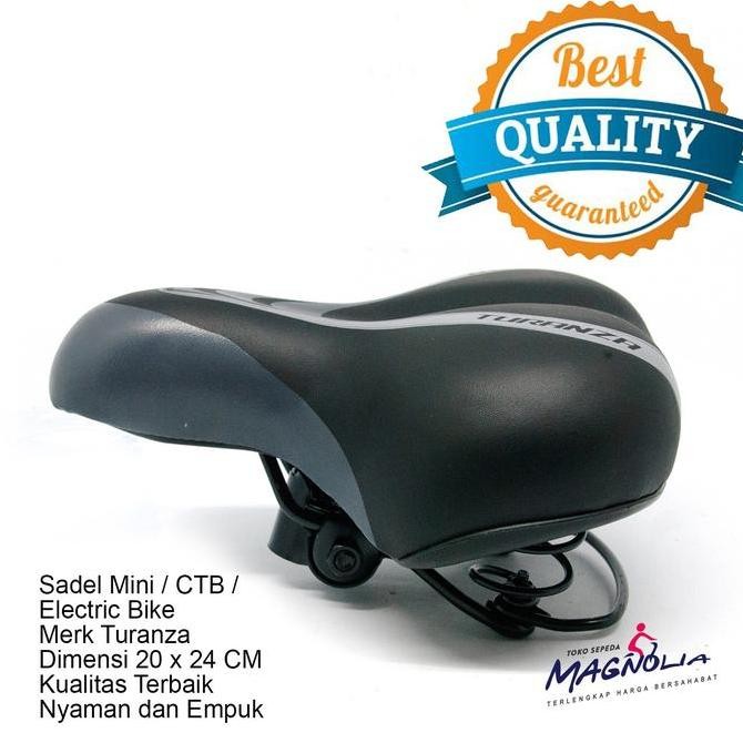 Promo Sadel Jok Sepeda CTB Seli Selis Listrik Lebar Empuk Ukuran Dewasa COD