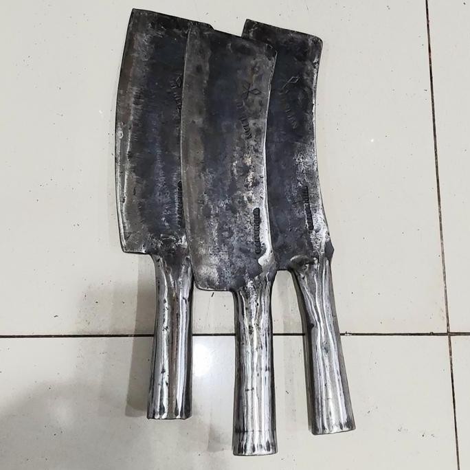 Golok Tulang Daging Baja Per Mobil Super Tajam
